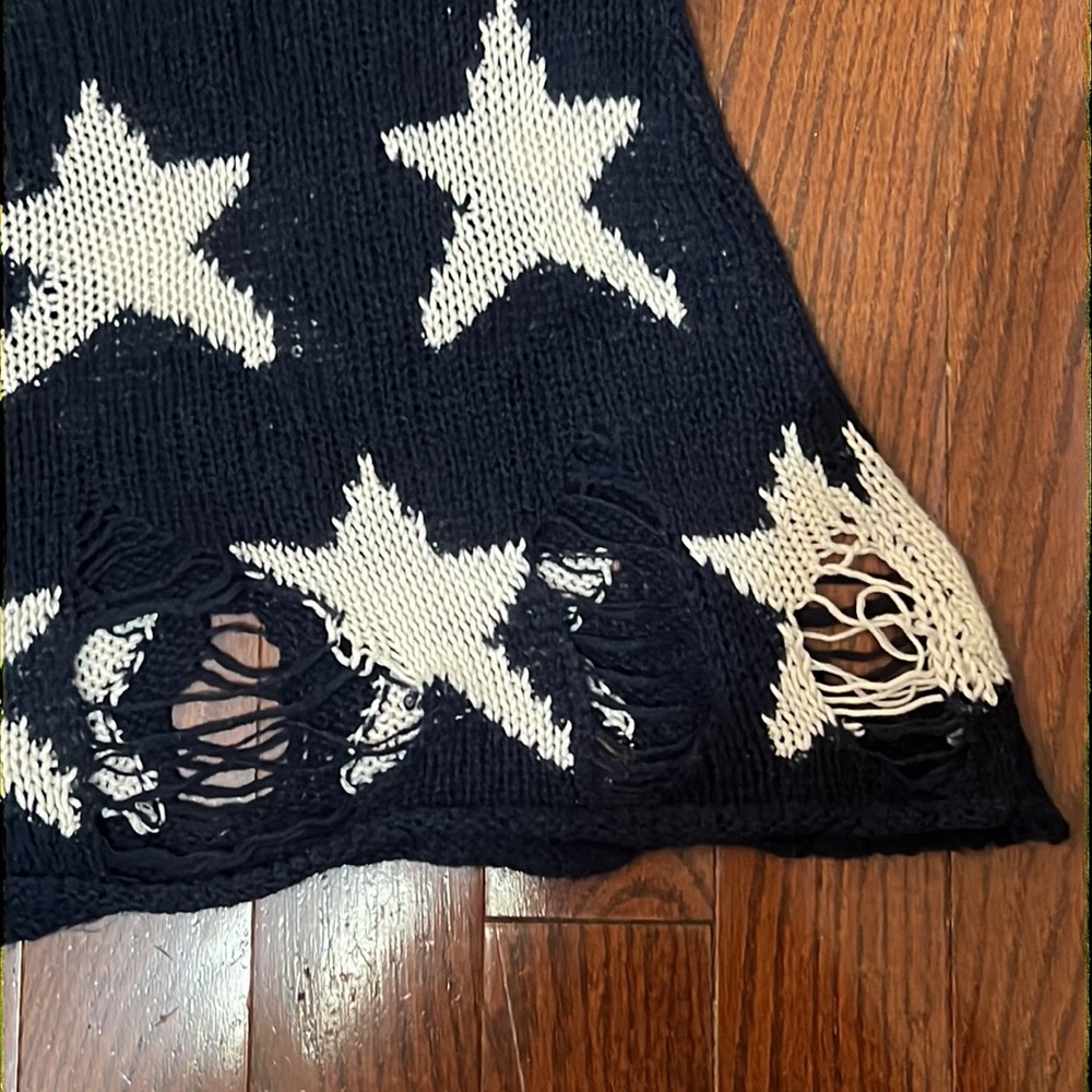 Wildfox Couture White Label Lennon Seeing Stars - in Vintage Dark Navy size sm - Picture 8 of 11